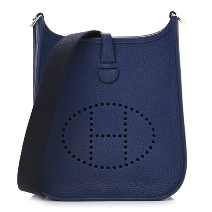Hermes Taurillon Maurice Amazone Evelyne TPM Bleu Saphir Blue Indigo 1 of 11
