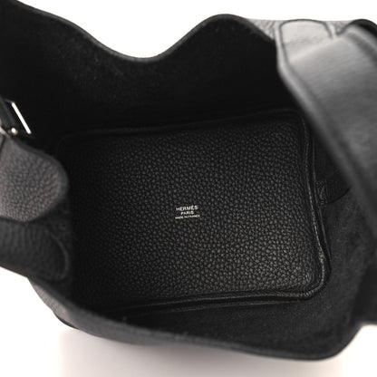 Hermes Taurillon Clemence Picotin Lock 18 PM Black 5 of 13