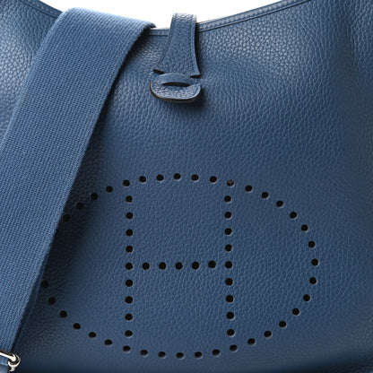Hermes Taurillon Clemence Evelyne III PM Agate 10 of 11