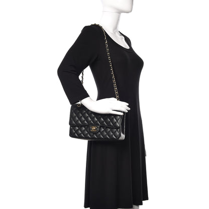 Chanel Caviar Quilted Medium Double Flap Black 2 of 11