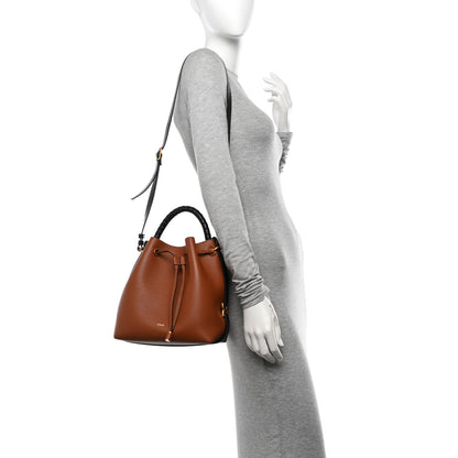 Chloe Grained Calfskin Marcie Bucket Bag Tan 2 of 11