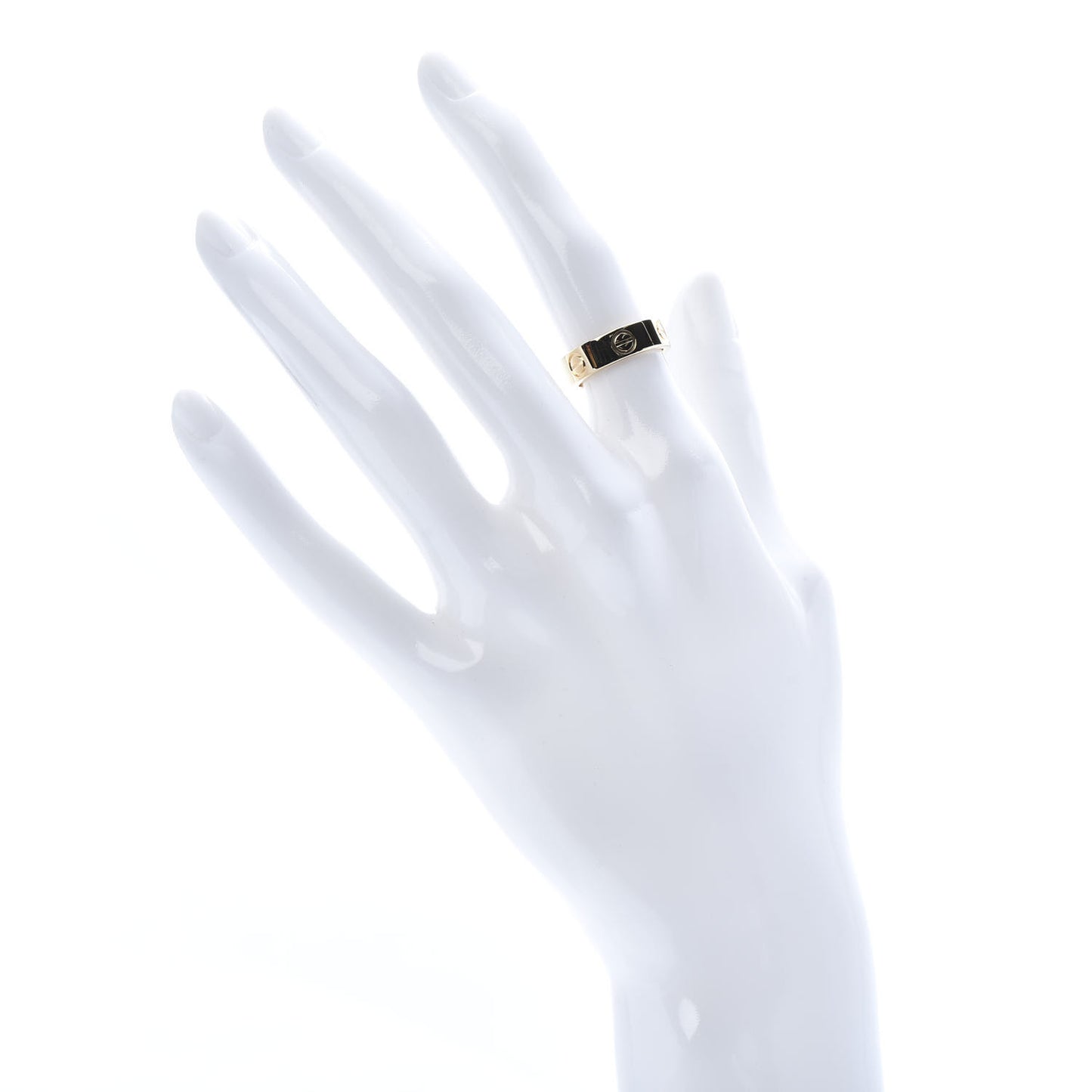 18K Yellow Gold 5.5mm LOVE Ring 48 4.5