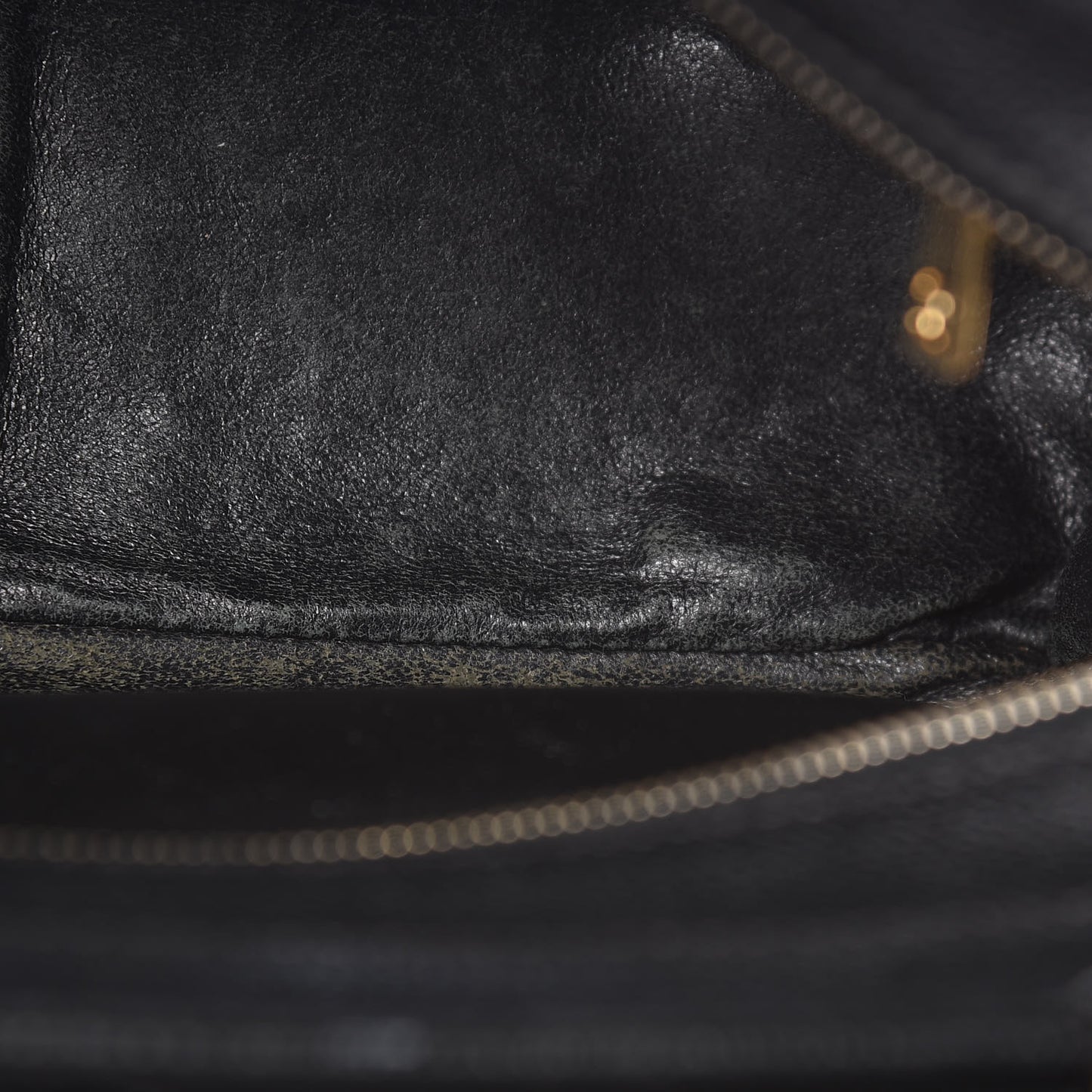 Caviar Quilted Flap Shoulder Bag Black