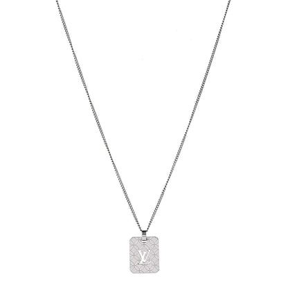 Louis Vuitton Champs Elysees Necklace Silver 1 of 6
