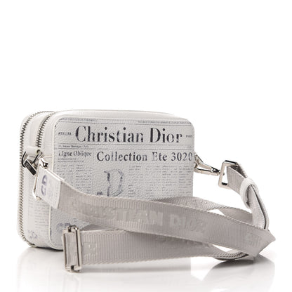 Christian Dior X DANIEL ARSHAM Grained Calfskin Newspaper Messenger White 3 of 9