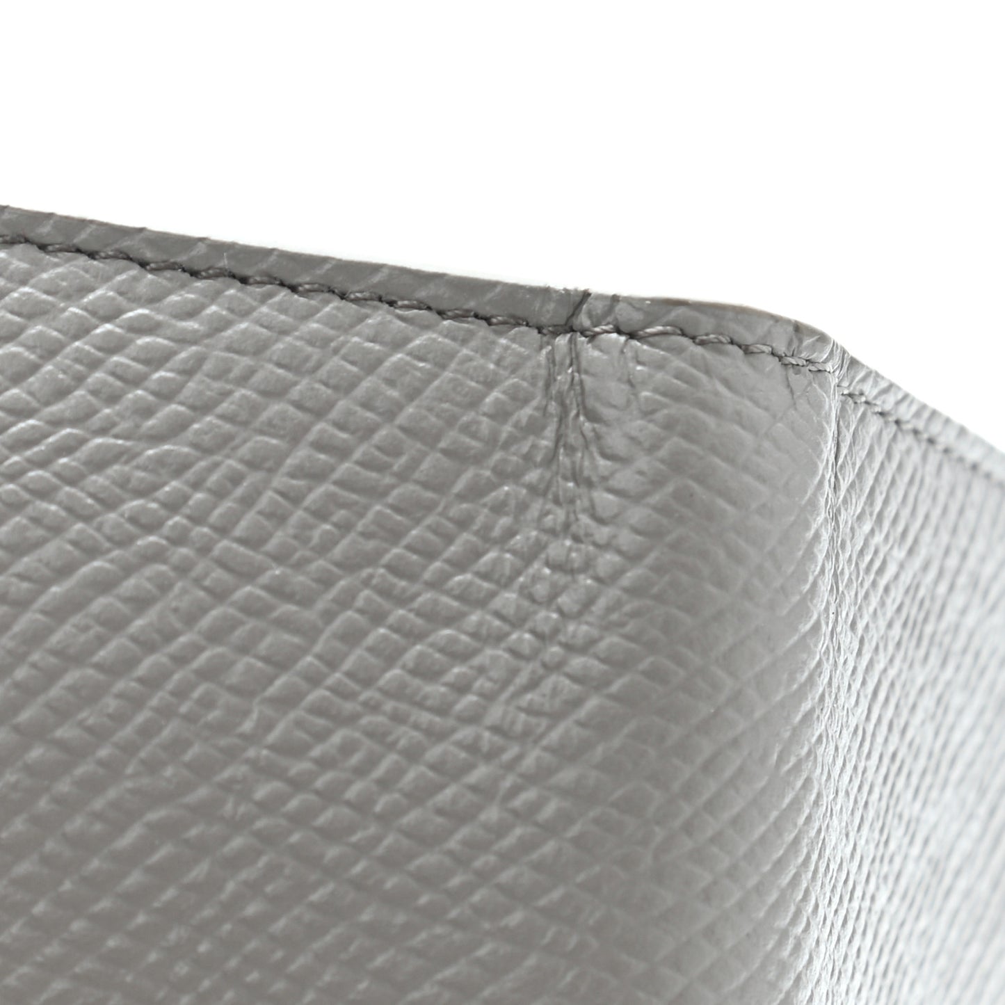 Grained Calfskin Medium Multifunction Strap Wallet Pebble Mineral