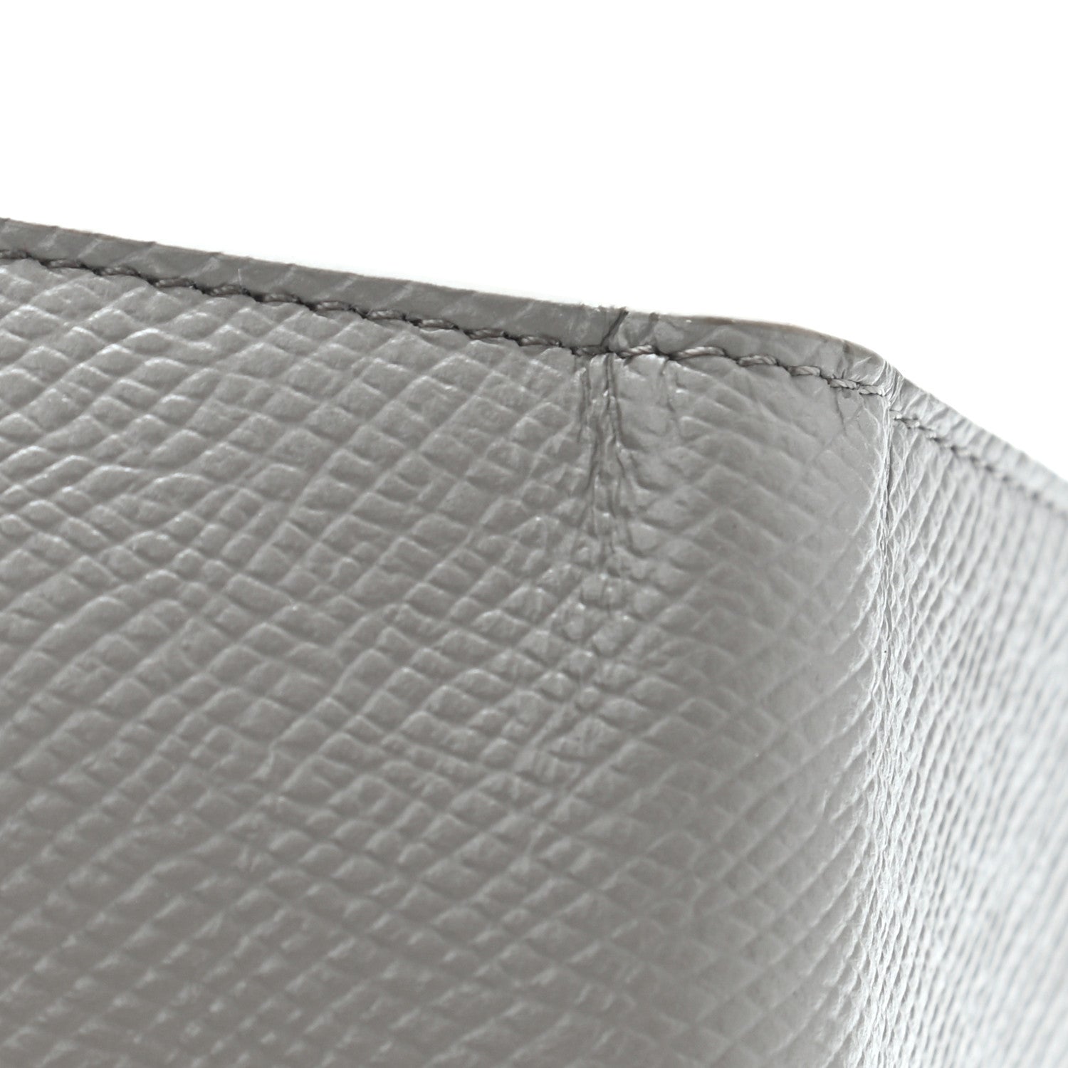 Celine Grained Calfskin Medium Multifunction Strap Wallet Pebble Mineral 8 of 8