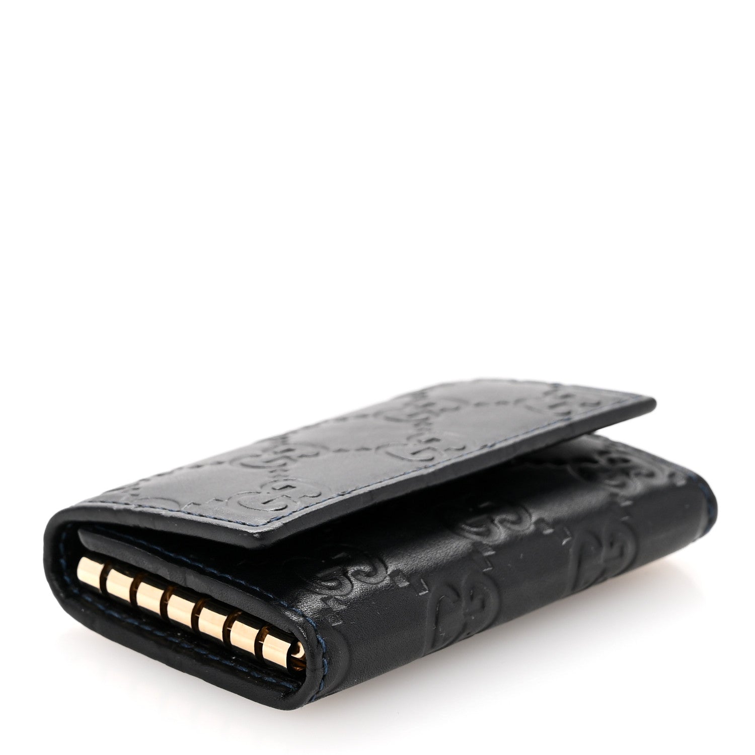 Gucci Guccissima 6 Key Holder Case Black 4 of 9