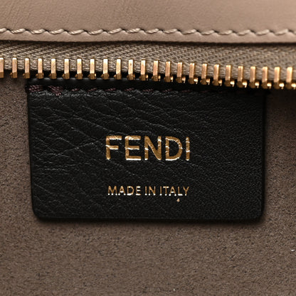 Fendi Chenille Vitello King Plexiglass FF O'Lock Swing Tortora Nuvola 6 of 10