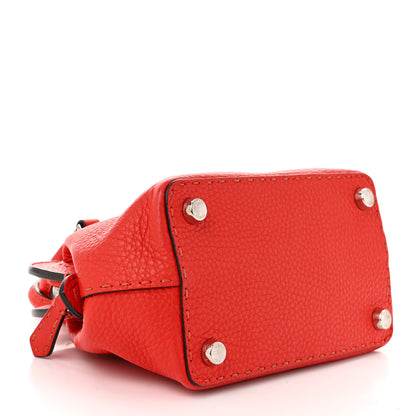 Fendi Cuoio Romano Selleria Mini Adele 1328 Bag Papavero 4 of 10