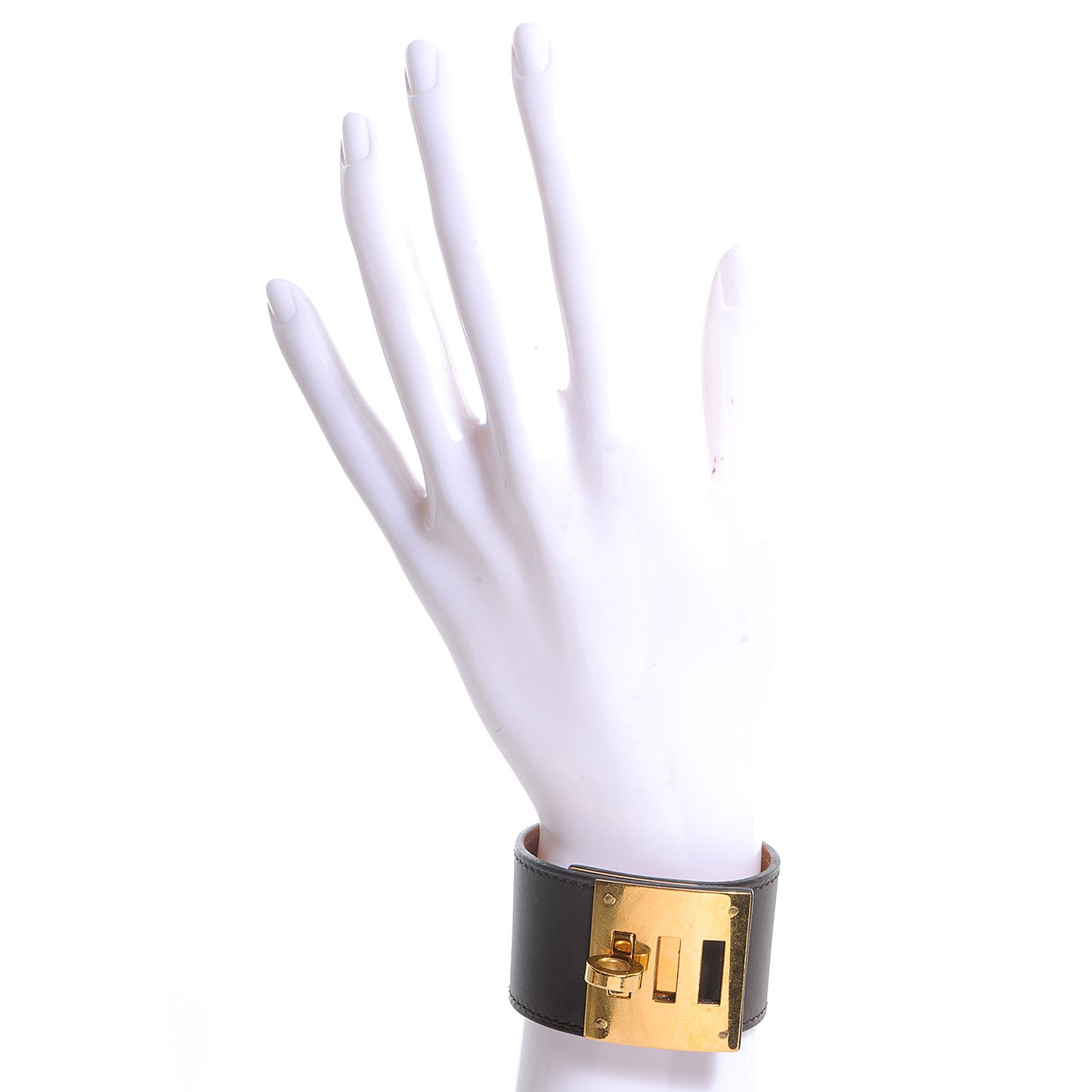 Swift Leather Kelly Dog Bracelet Small Chocolate