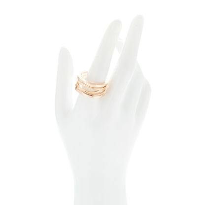 Bulgari 18K Rose Gold B.Zero1 Legend Four-Band Ring 66 11.5 2 of 8