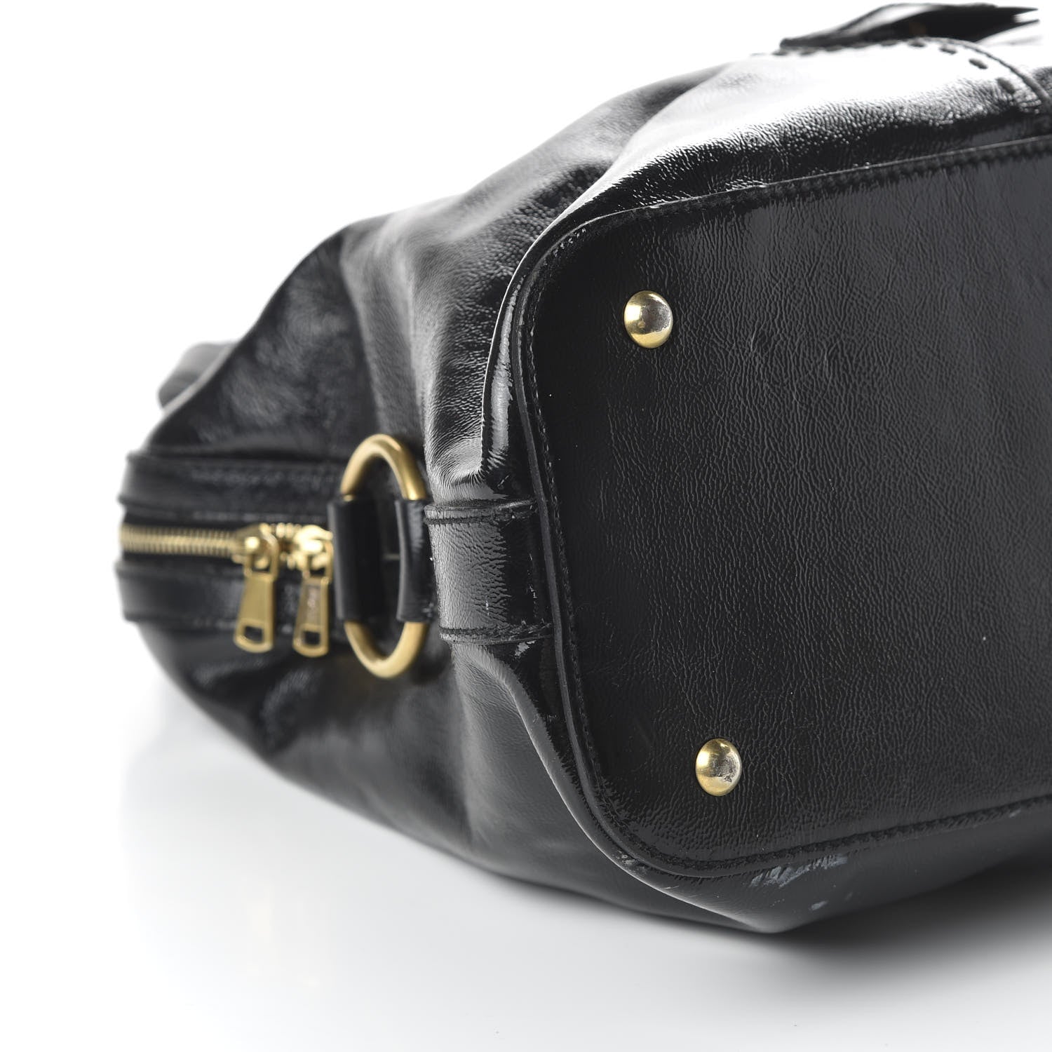 Saint Laurent Patent Oversized Muse Black 6 of 9