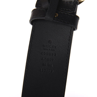 Gucci Calfskin Double G 40mm Belt 85 34 Black 5 of 6