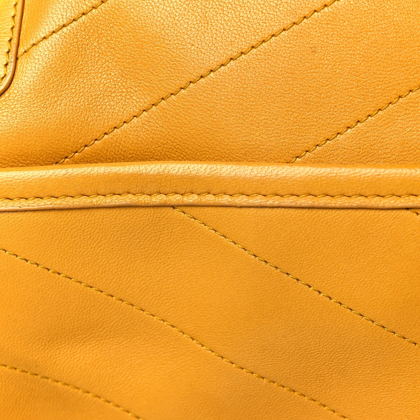 Lambskin Matelasse Monogram Medium Niki Chain Satchel Yellow