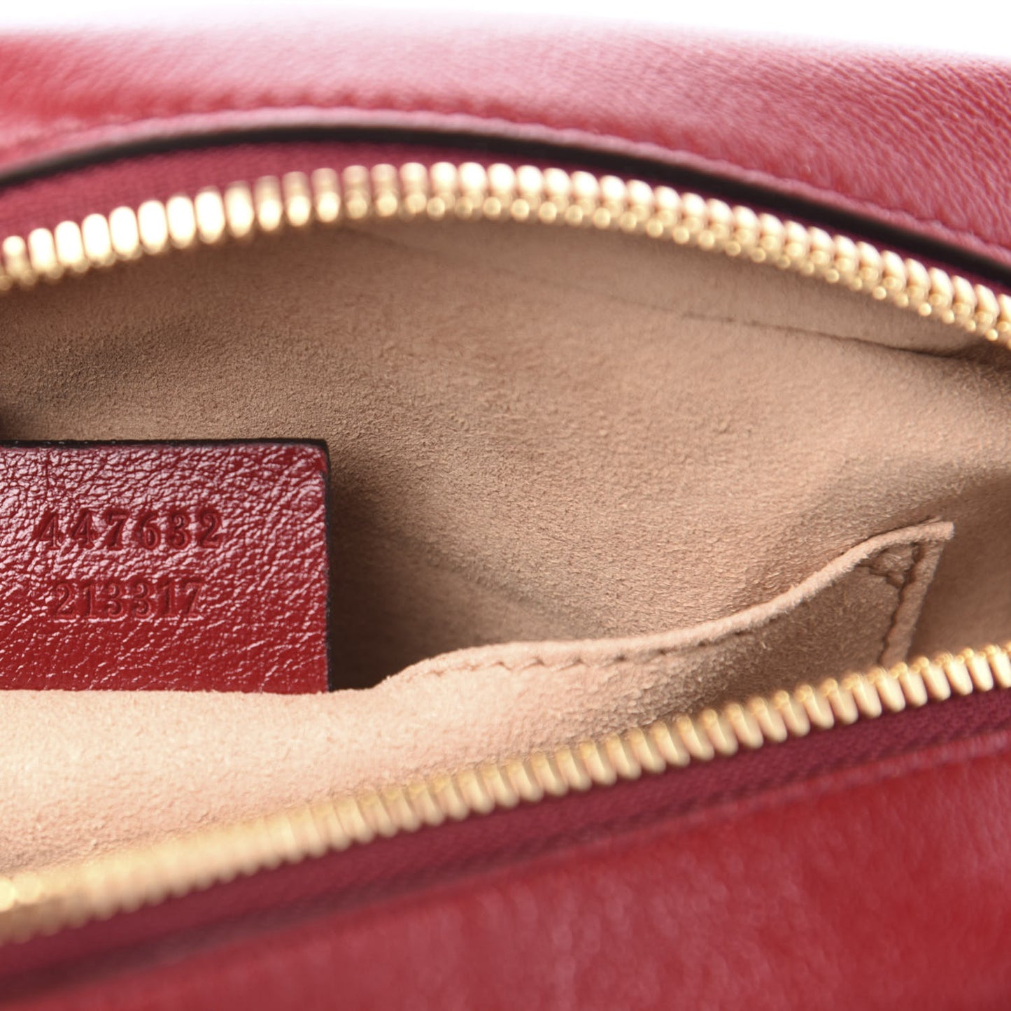 Monogram Azalea Calfskin Matelasse Diagonal Small GG Marmont Chain Shoulder Bag Beige Ebony New Cherry Red