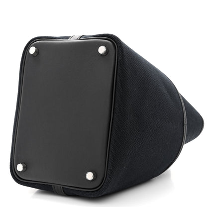 Hermes Toile Goeland Swift Cargo Picotin Lock 18 Black 10 of 11