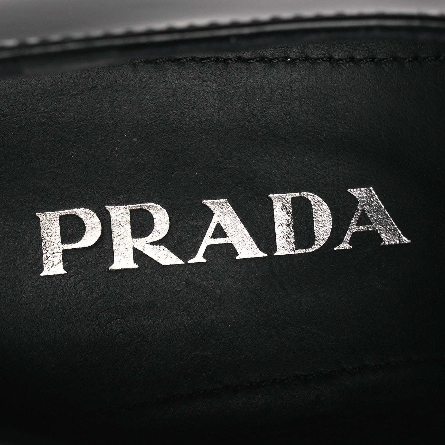 Prada Vernice Triangle 50mm Loafers 39 Black 9 of 11
