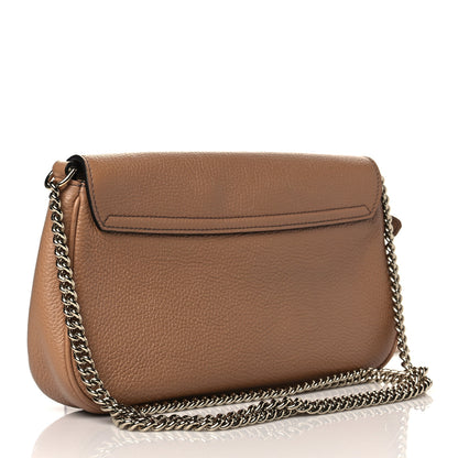 Gucci Pebbled Calfskin Medium Soho Flap Crossbody Camelia 3 of 11