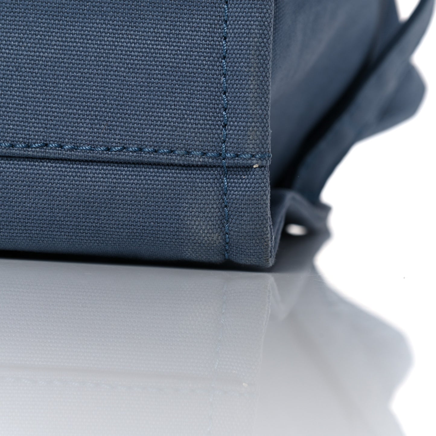 Cotton Canvas The Traveler Tote Bag Blue