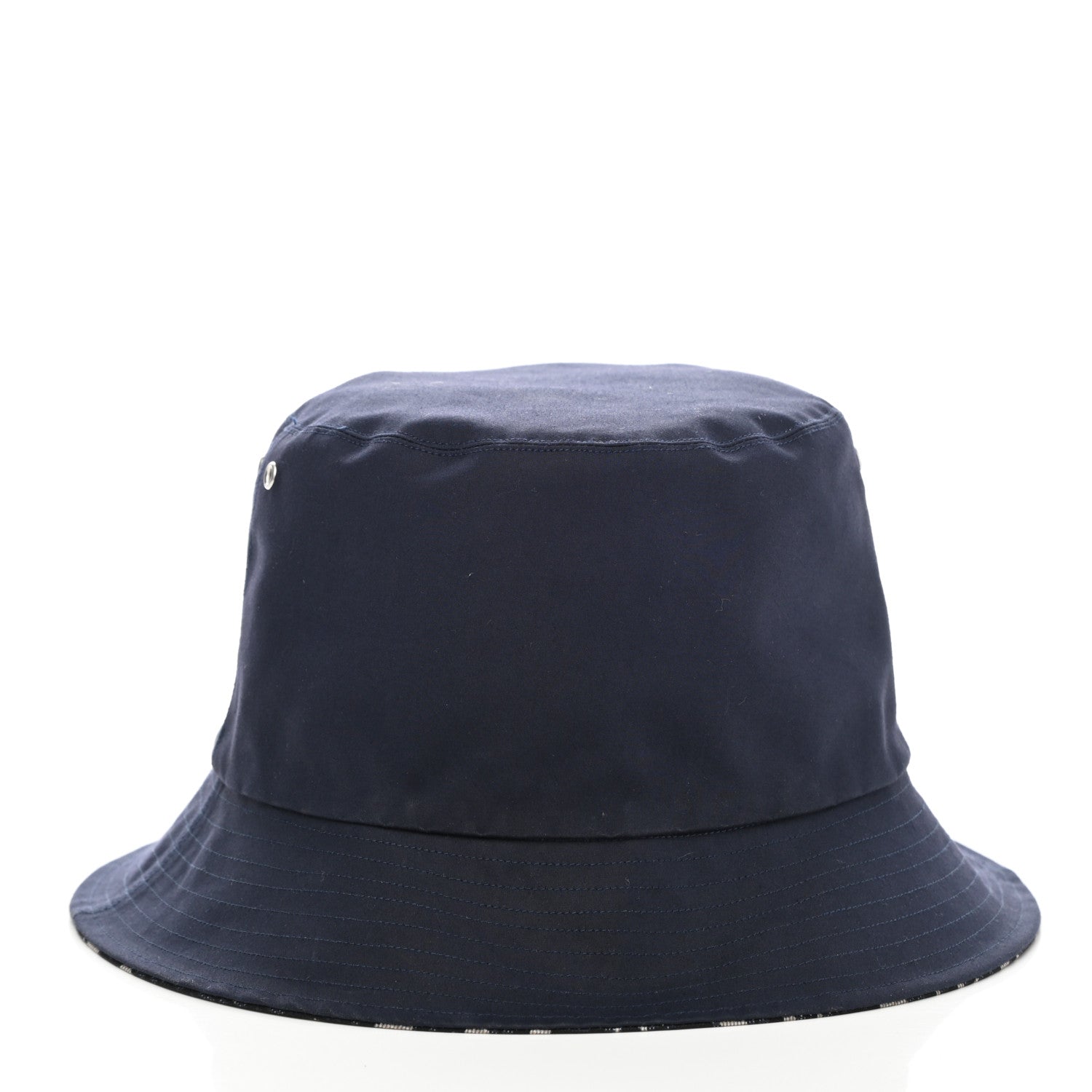 Christian Dior Polyester Cotton Oblique Teddy-D Brim Bucket Hat 58 12 of 16