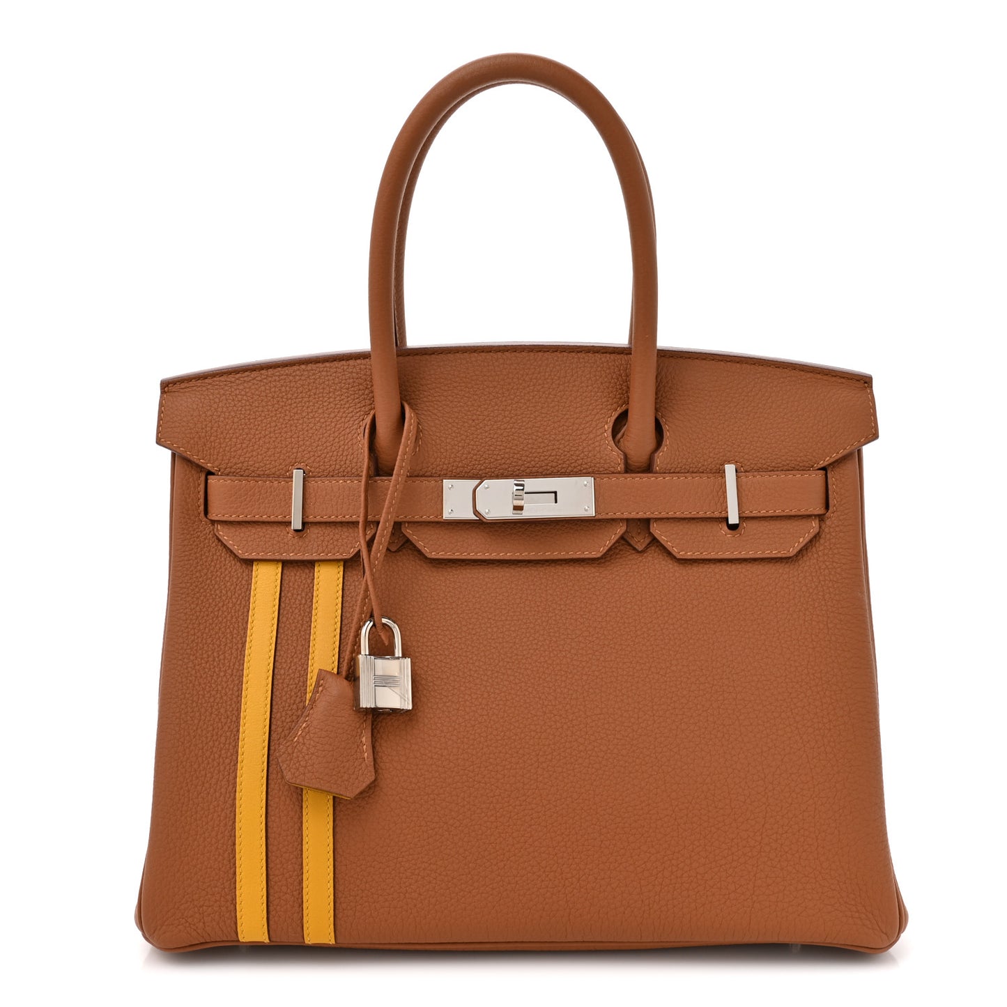 Togo Swift Officier Birkin 30 Gold Ambre
