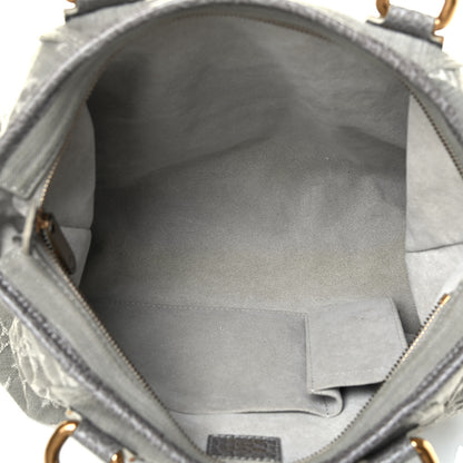Louis Vuitton Denim Neo Cabby MM Grey 4 of 4