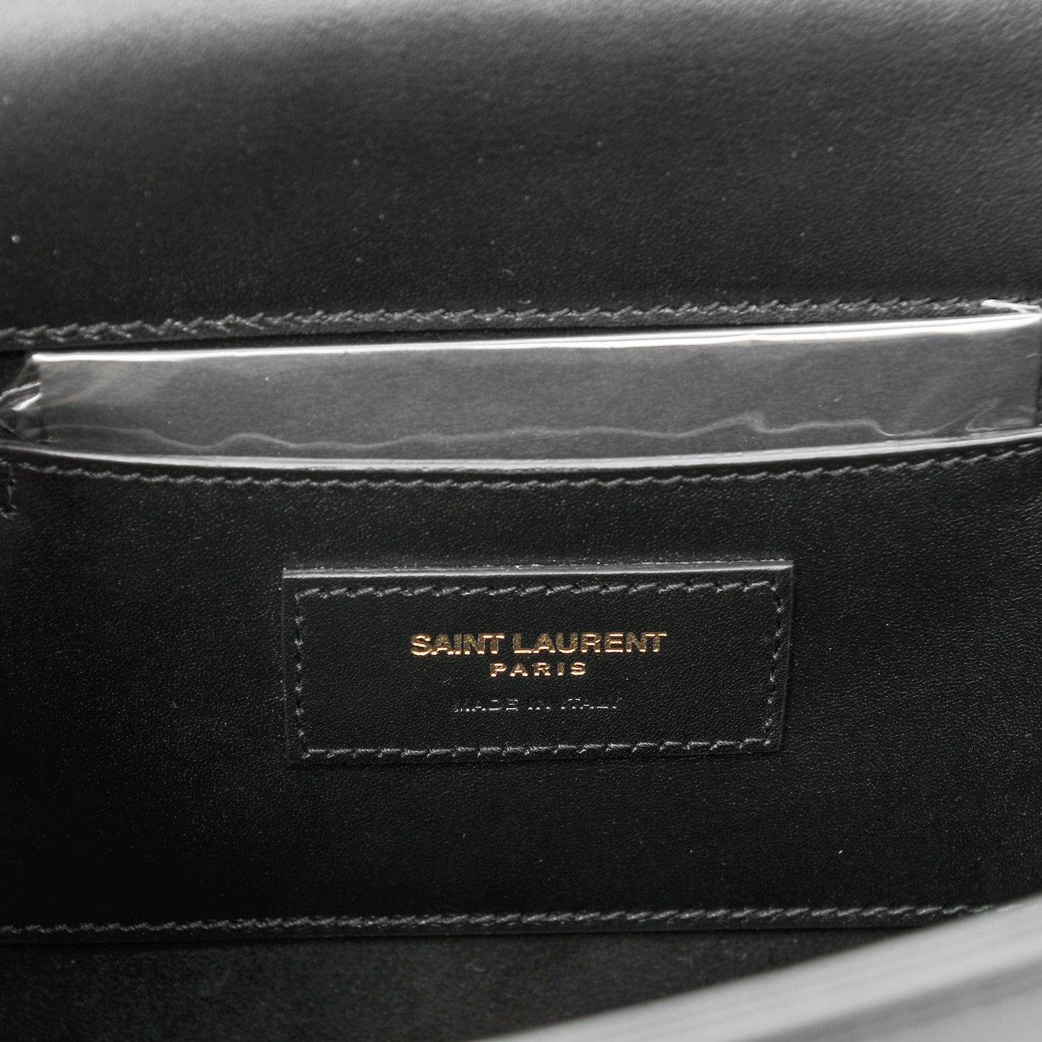 Saint Laurent Smooth Calfskin Medium Classic Monogram Kate Tassel Satchel Black 7 of 8