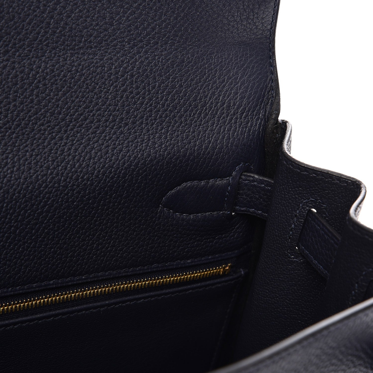 Hermes Togo Kelly Retourne 28 Bleu Nuit 20 of 33