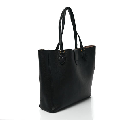 Gucci Grained Calfskin Small Dahlia Tote Black 4 of 10