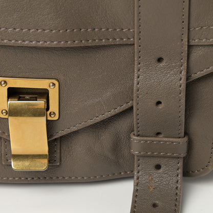 Proenza Schouler Lambskin Tiny PS1 Satchel Smoke 17 of 18