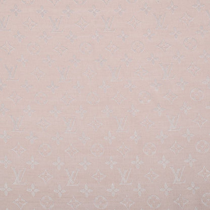 Louis Vuitton Wool Silk Monogram Shawl Rose 1 of 5