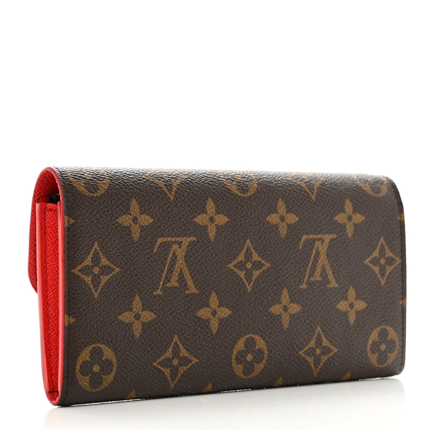 Monogram Bloom Flower Emilie Wallet Coquelicot
