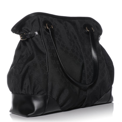 Gucci Nylon Monogram Full Moon Tote Black 3 of 8