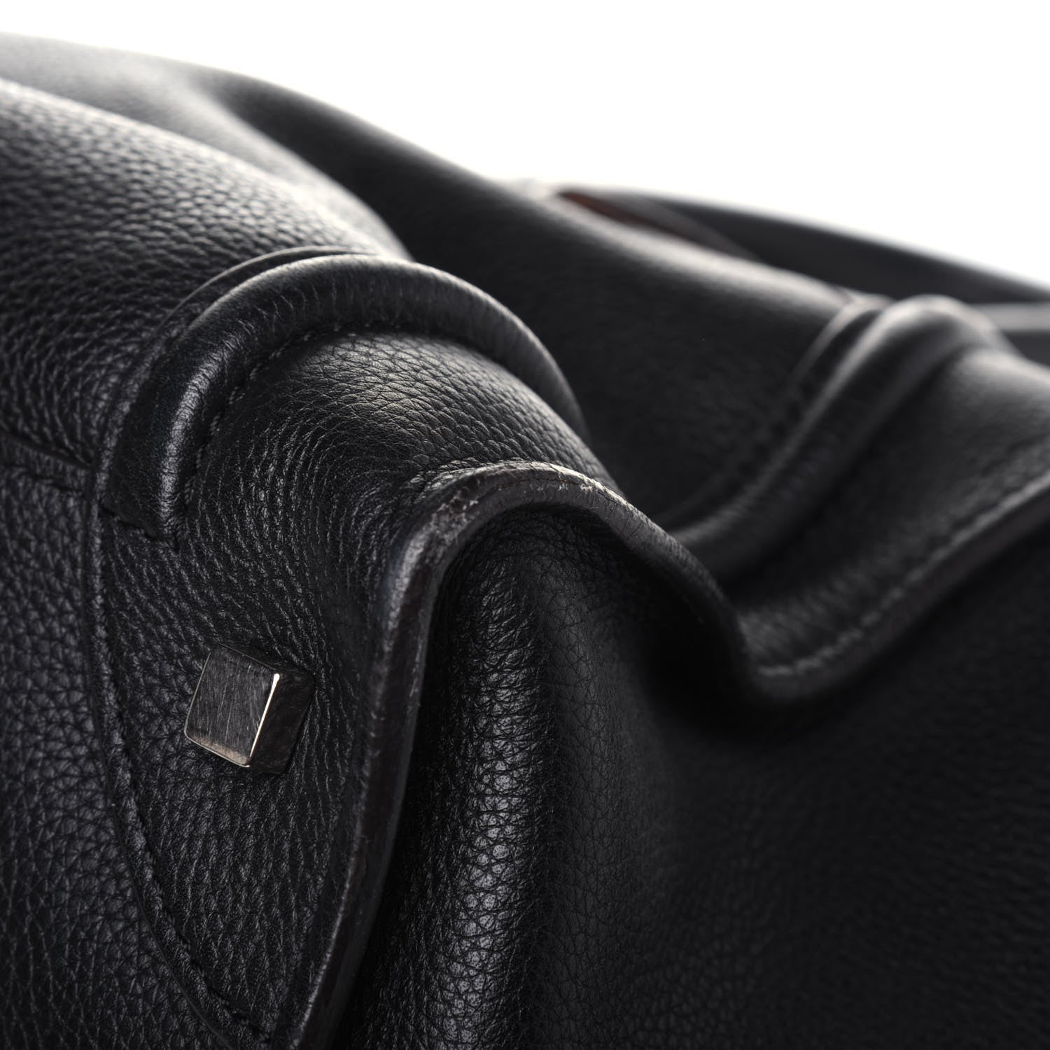 Celine Drummed Calfskin Mini Luggage Black 13 of 14