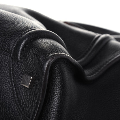 Celine Drummed Calfskin Mini Luggage Black 13 of 14