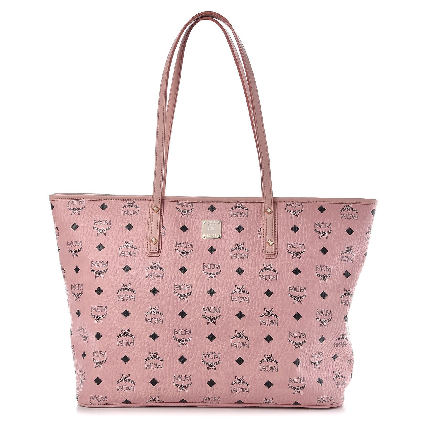 Visetos Medium Anya Zip Top Shopper Tote Pink