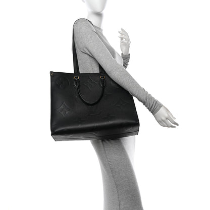 Louis Vuitton Empreinte Monogram Giant Onthego GM Black 2 of 11