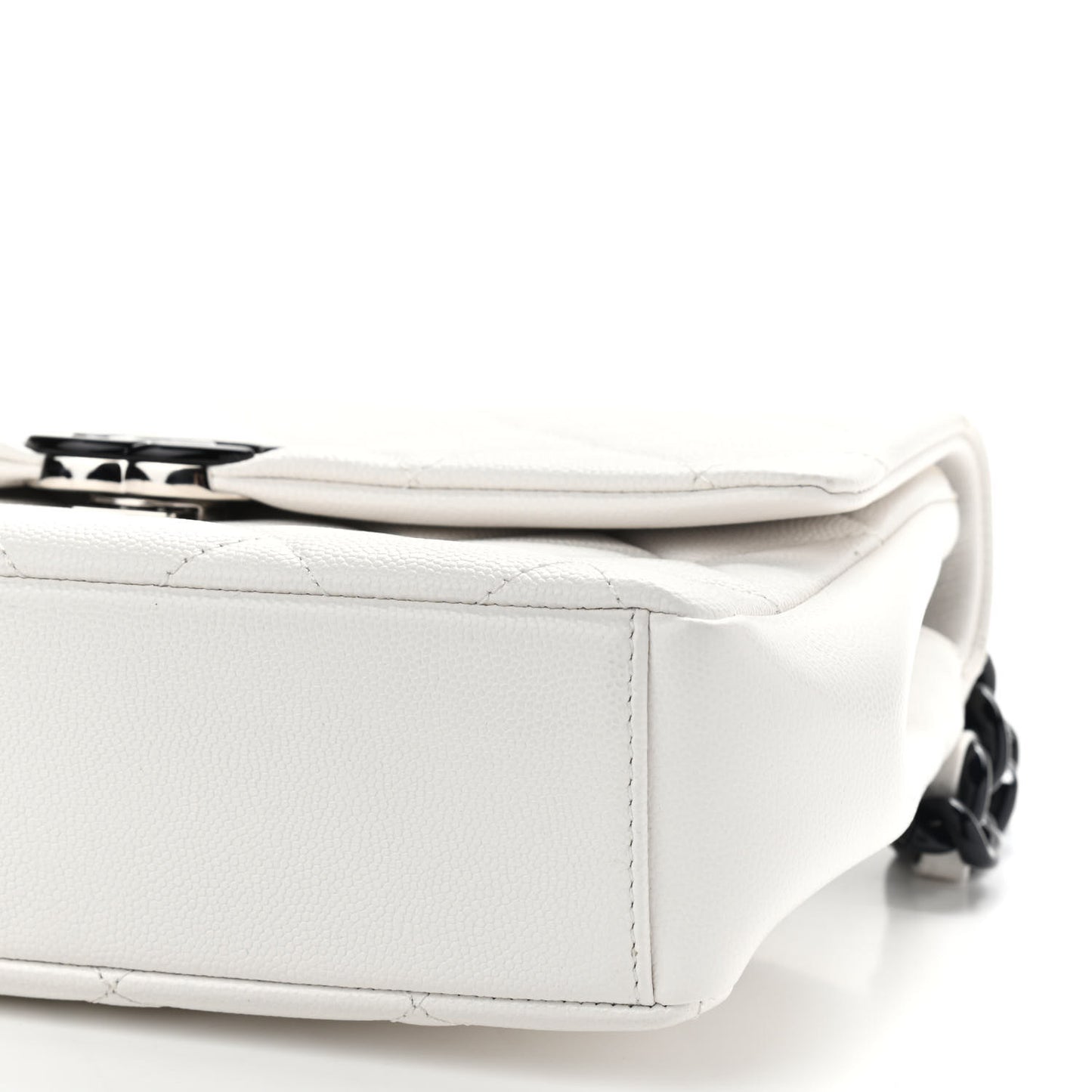 Caviar Quilted My Everything Flap White Black