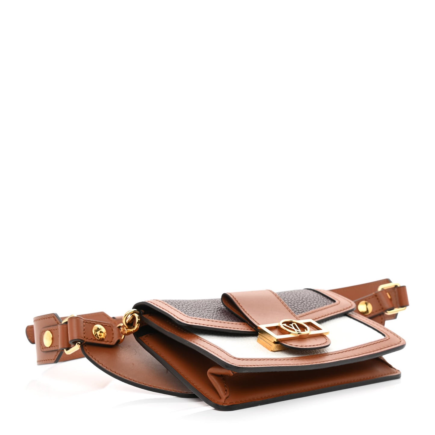 Taurillon Dauphine Bumbag Blackberry Snow