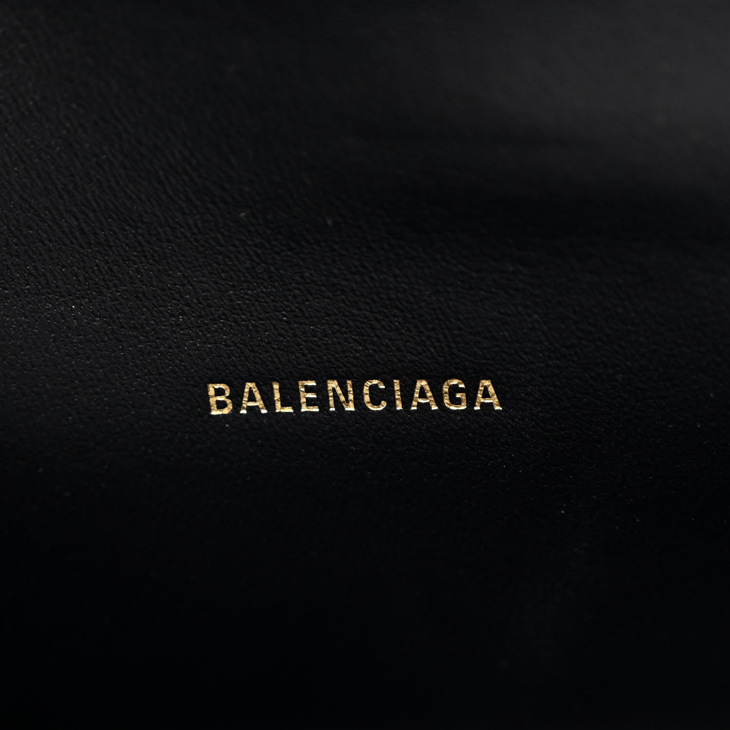 Balenciaga Shiny Box Calfskin Hourglass Top Handle Bag XS Black 6 of 9