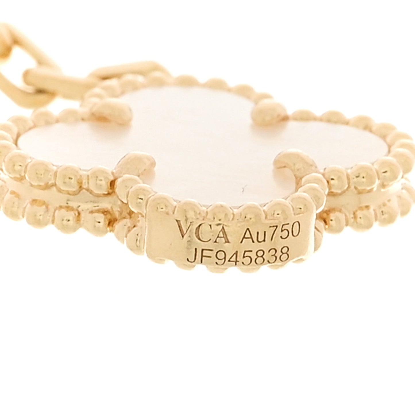 18K Yellow Gold Mother of Pearl Malachite Carnelian Tiger Eye 4 Motifs Lucky Alhambra Bracelet