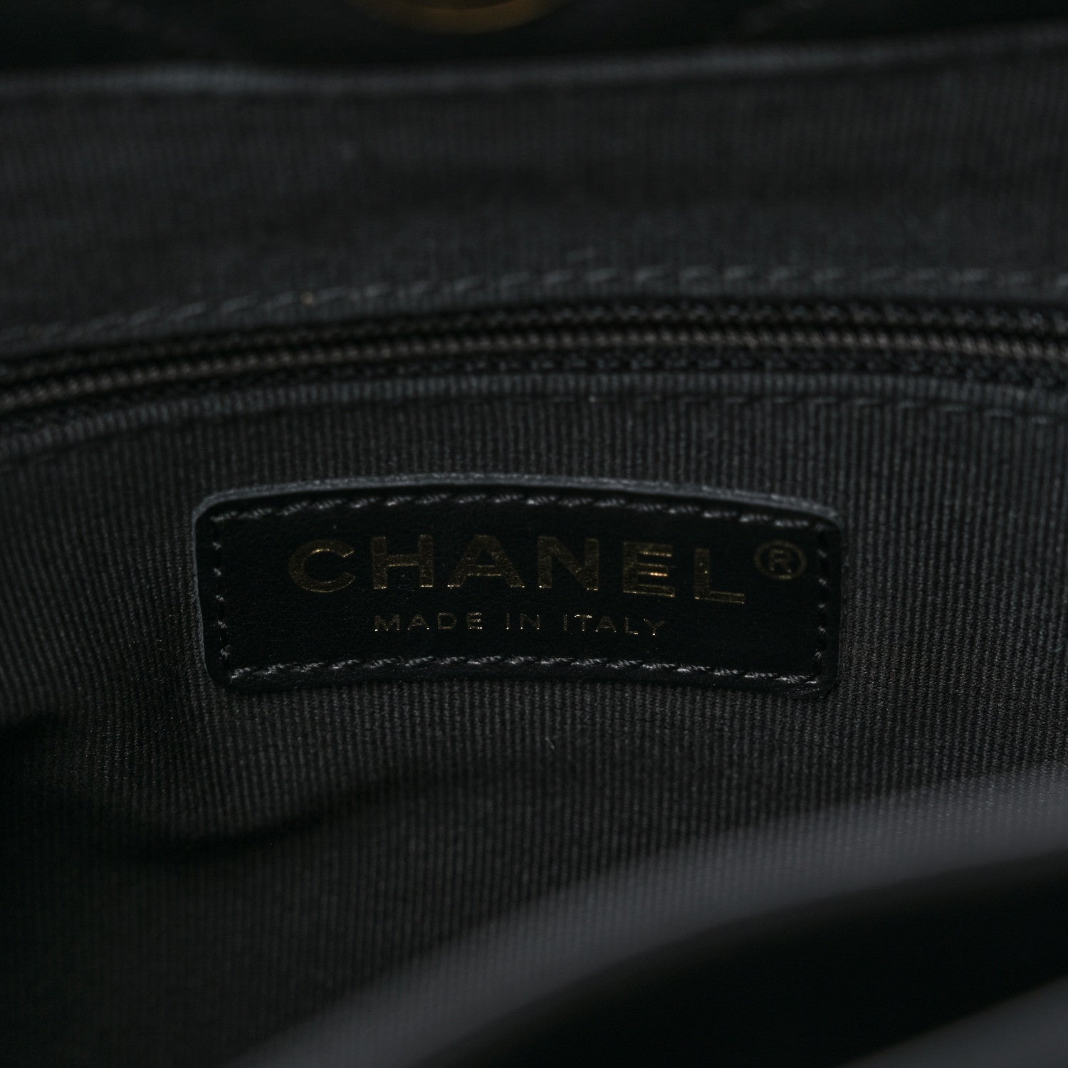Chanel Lambskin Quilted Small Shopping Bag Black 6 of 10