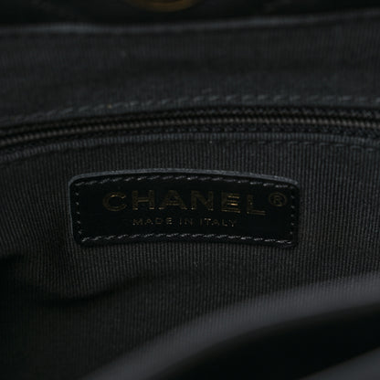 Chanel Lambskin Quilted Small Shopping Bag Black 6 of 10