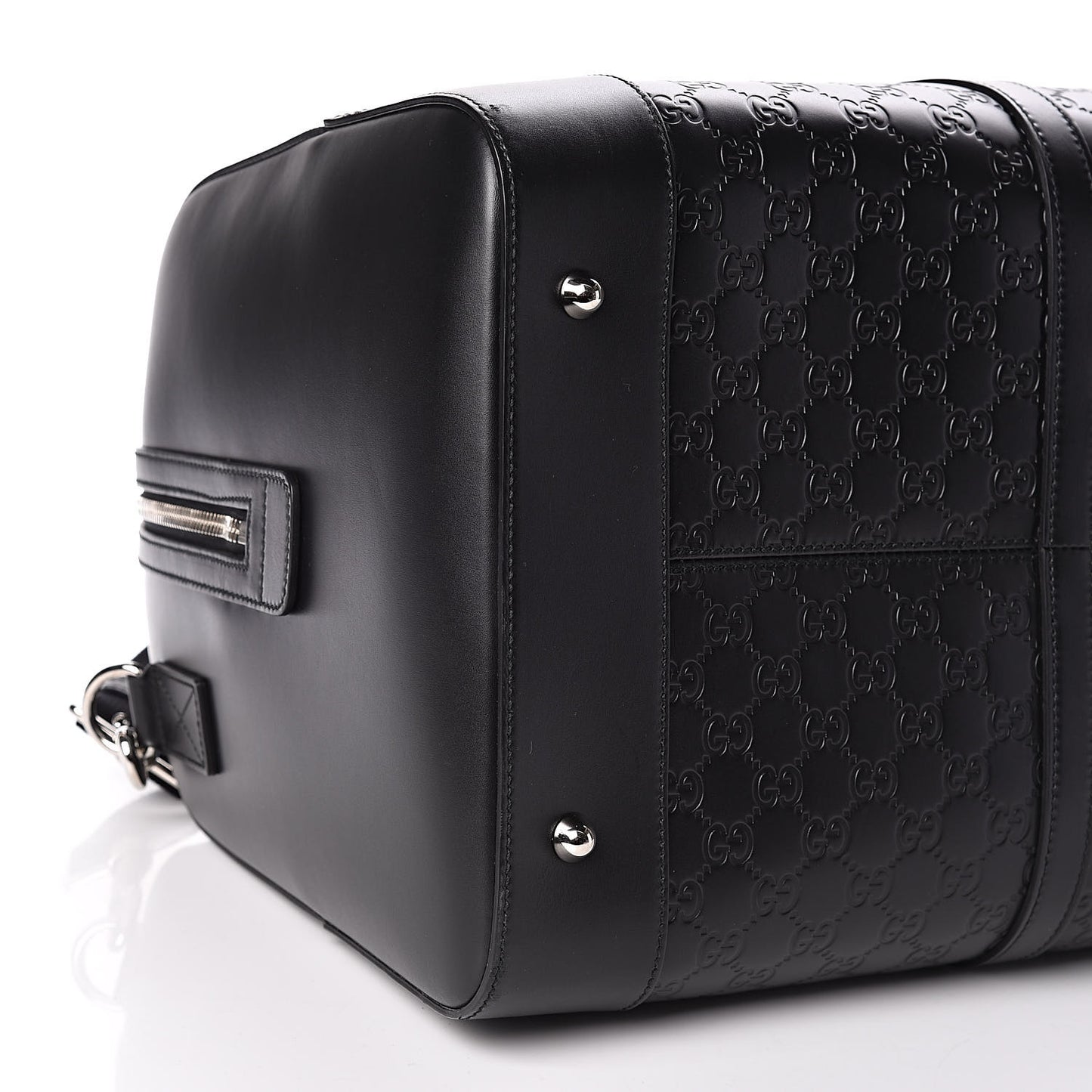 Guccissima Signature Large Duffle Black