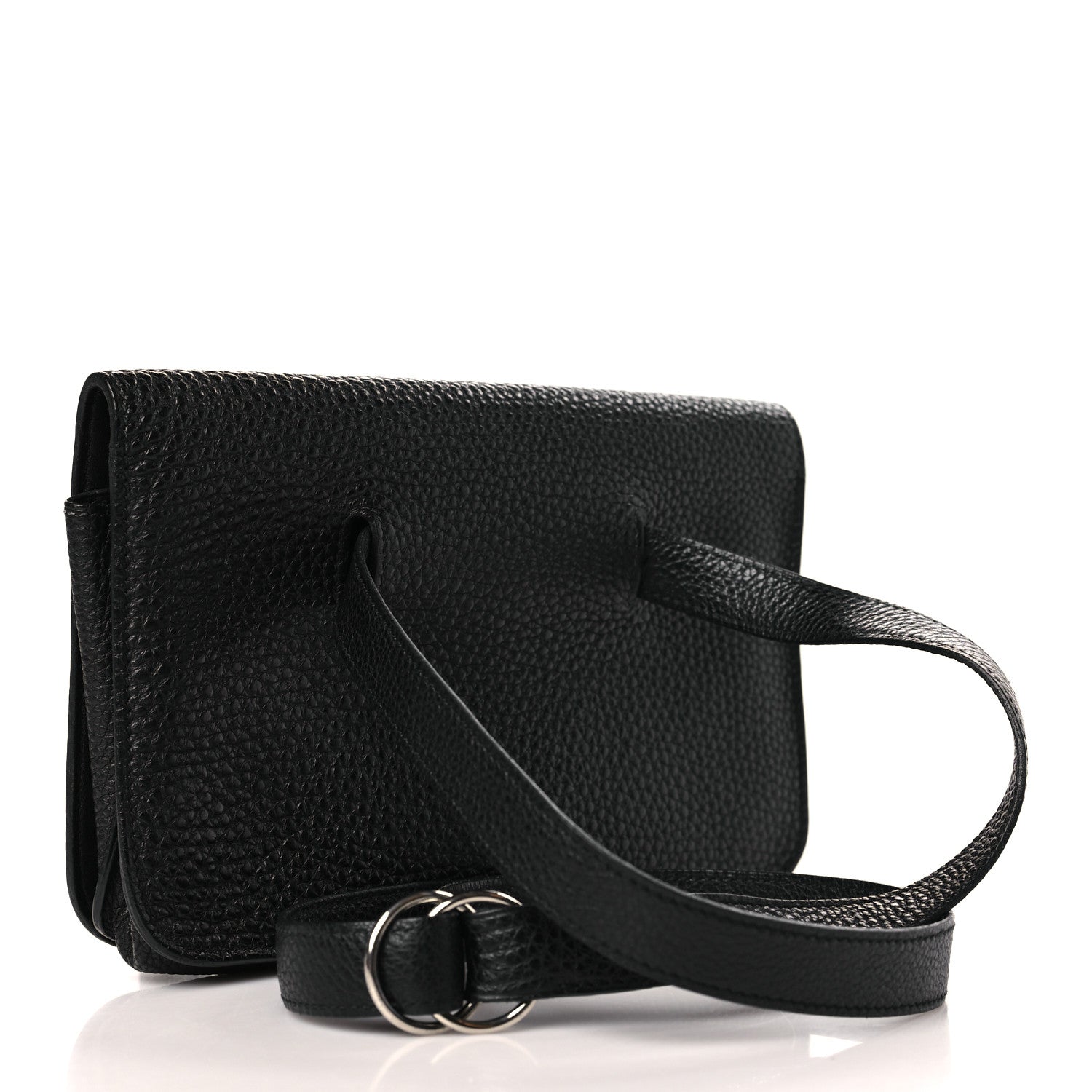 Hermes Togo Dogon Wallet Waist Pouch Black 3 of 10