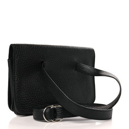Hermes Togo Dogon Wallet Waist Pouch Black 3 of 10