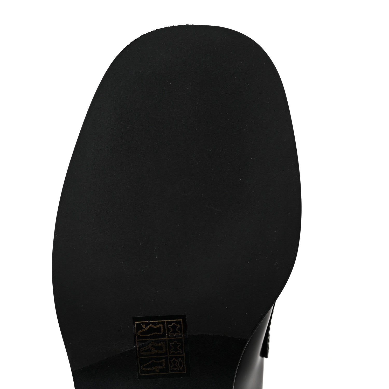 Prada Spazzolato Metal Triangle Logo 20mm Loafers 36 Black 8 of 10