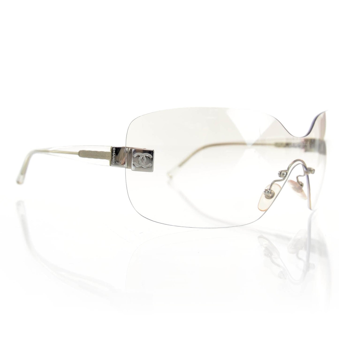 CC Logo Sunglasses Clear 4029