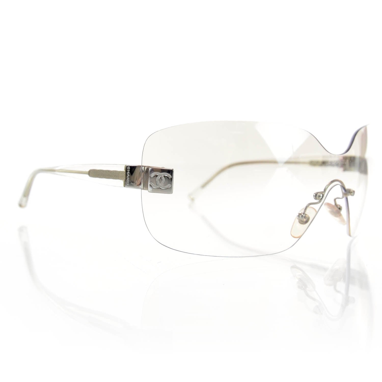 Chanel CC Logo Sunglasses Clear 4029 2 of 6